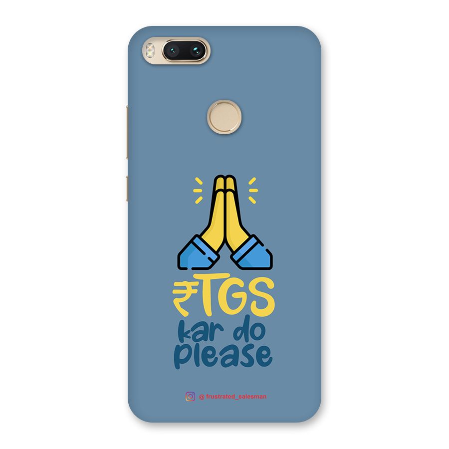 RTGS Kar Do Please SteelBlue Back Case for Mi A1