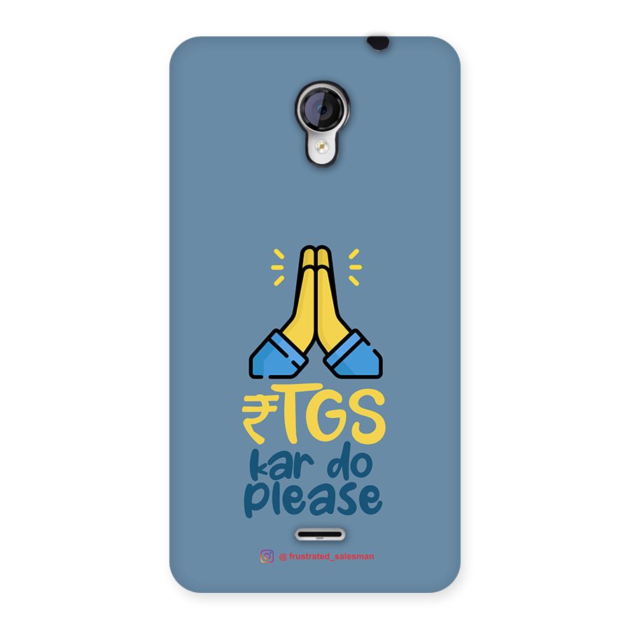 RTGS Kar Do Please SteelBlue Back Case for Micromax Unite 2 A106