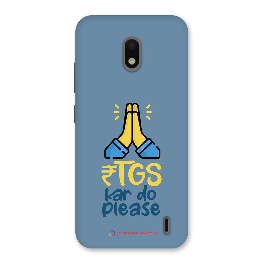 RTGS Kar Do Please SteelBlue Back Case for Nokia 2.2