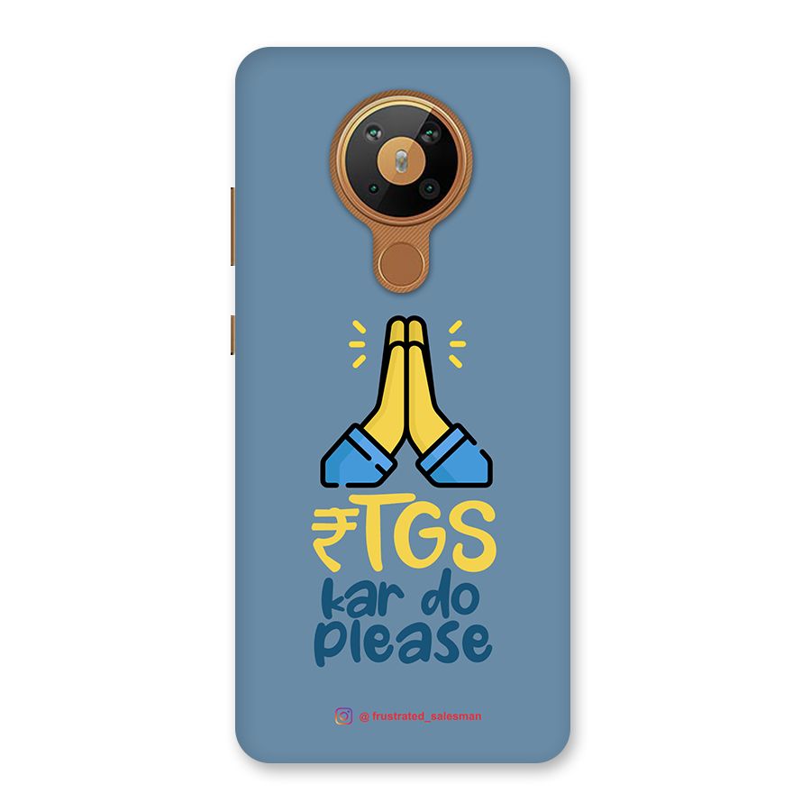RTGS Kar Do Please SteelBlue Back Case for Nokia 5.3
