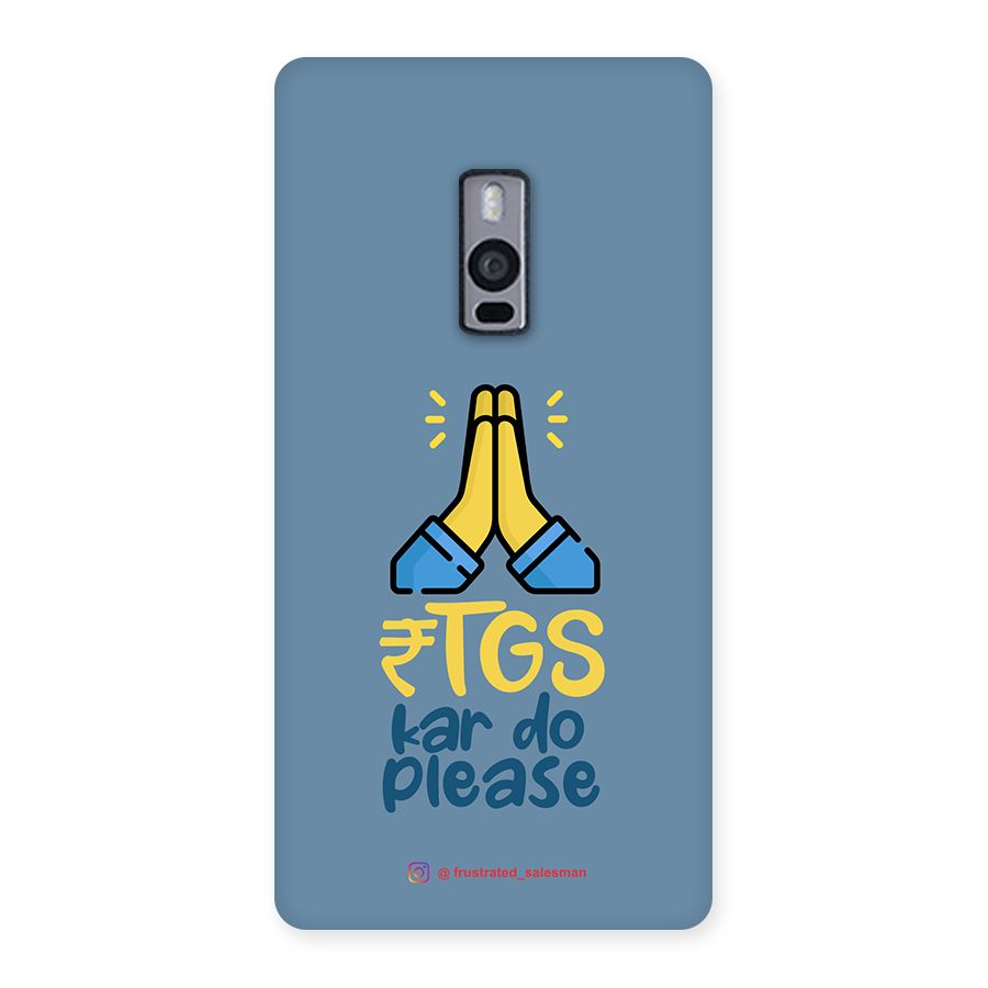 RTGS Kar Do Please SteelBlue Back Case for OnePlus Two