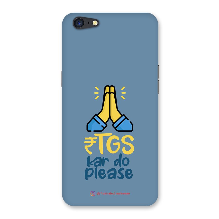 RTGS Kar Do Please SteelBlue Back Case for Oppo A71
