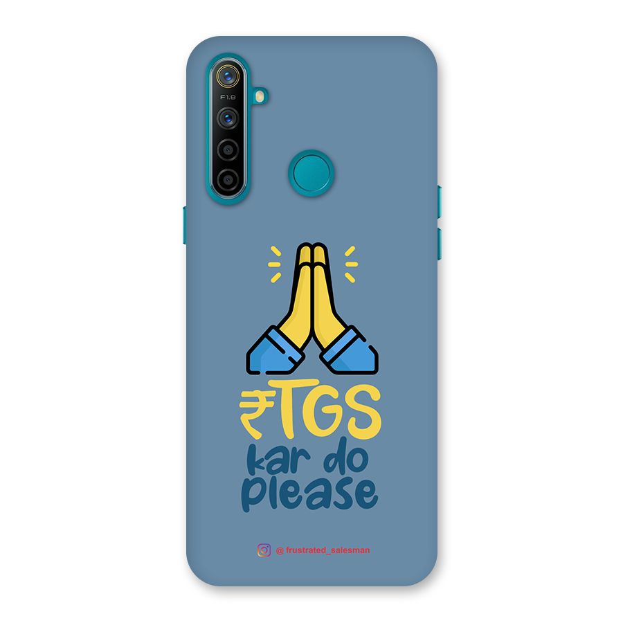 RTGS Kar Do Please SteelBlue Back Case for Realme 5i