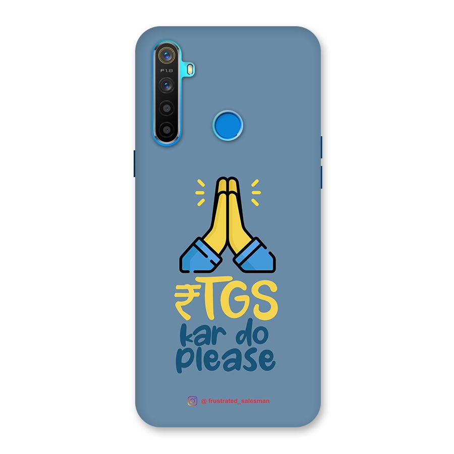 RTGS Kar Do Please SteelBlue Back Case for Realme 5s
