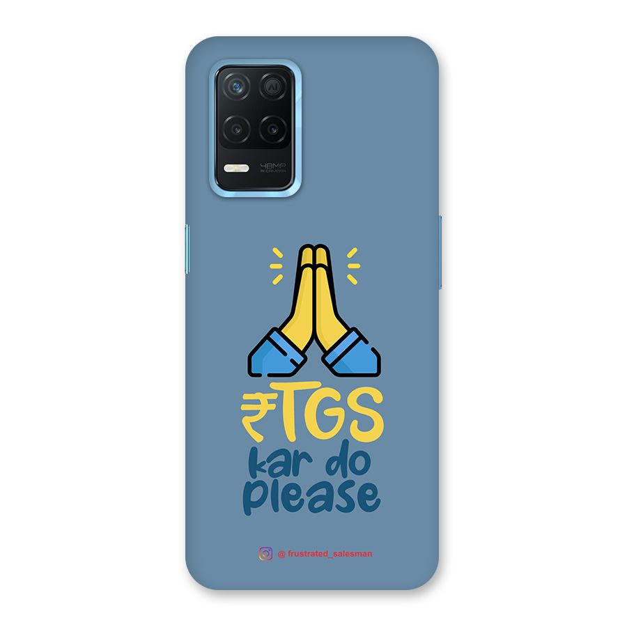 RTGS Kar Do Please SteelBlue Back Case for Realme 8s 5G
