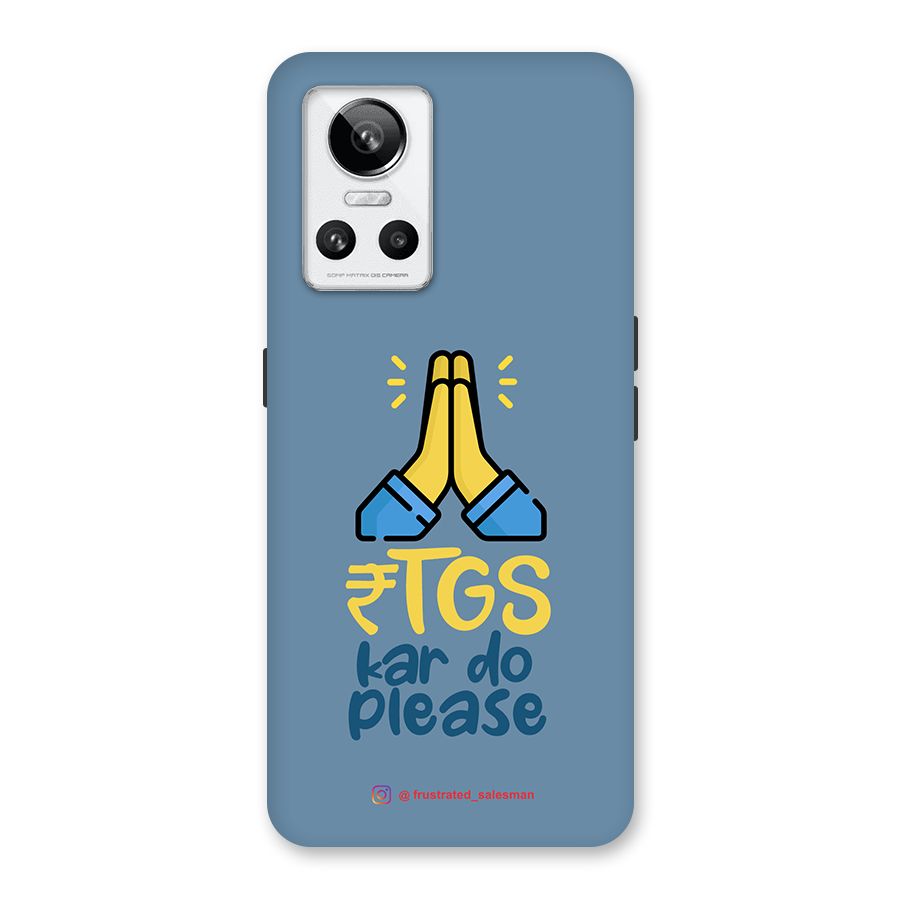 RTGS Kar Do Please SteelBlue Back Case for Realme GT Neo 3