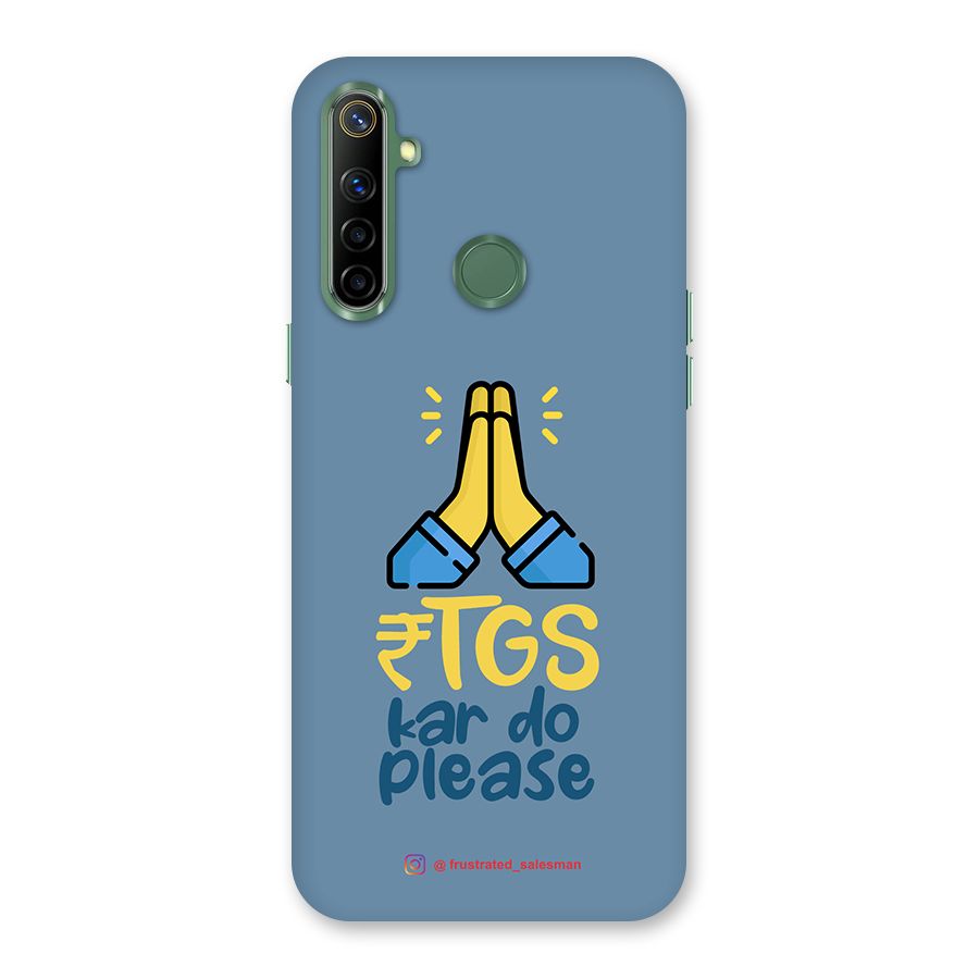 RTGS Kar Do Please SteelBlue Back Case for Realme Narzo 10