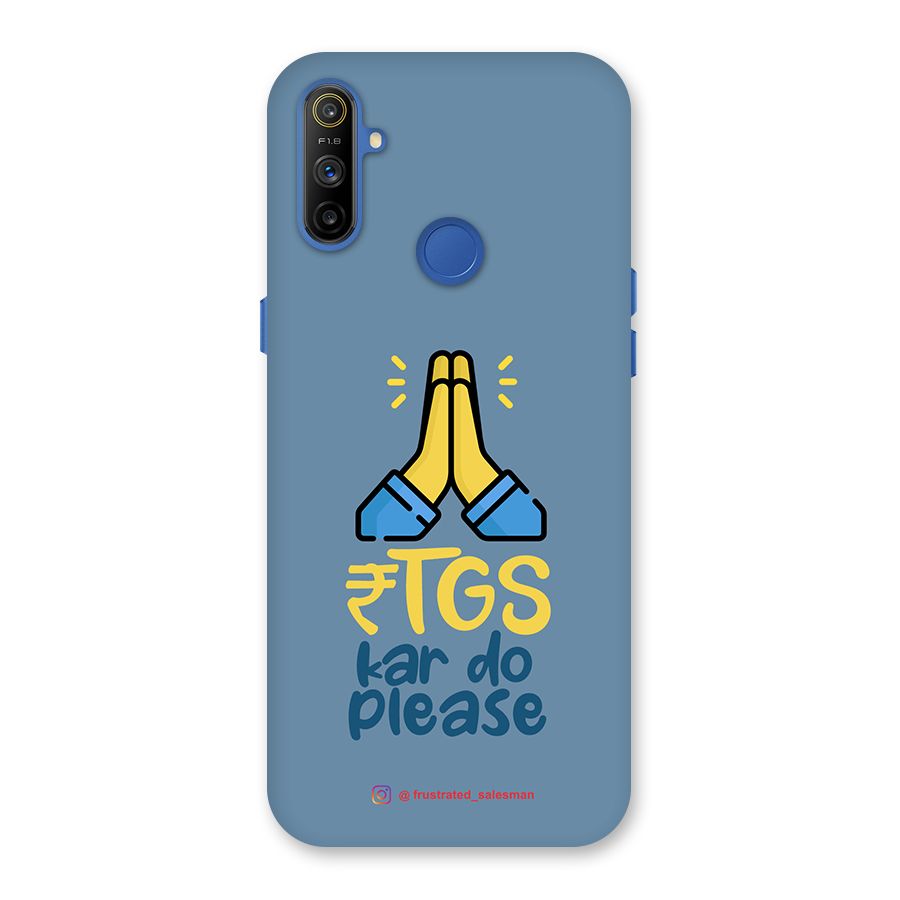 RTGS Kar Do Please SteelBlue Back Case for Realme Narzo 10A