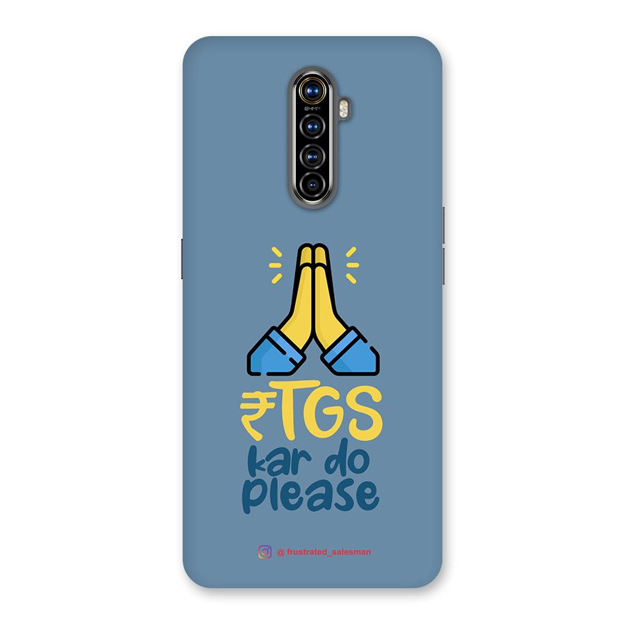 RTGS Kar Do Please SteelBlue Back Case for Realme X2 Pro
