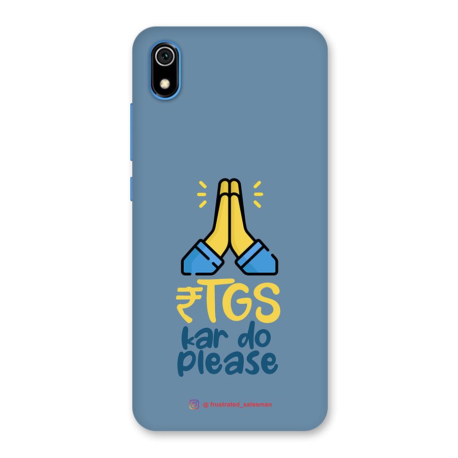 RTGS Kar Do Please SteelBlue Back Case for Redmi 7A