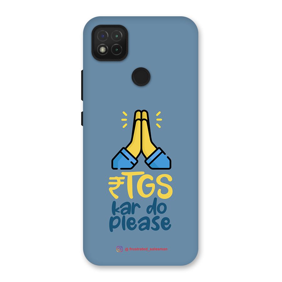RTGS Kar Do Please SteelBlue Back Case for Redmi 9