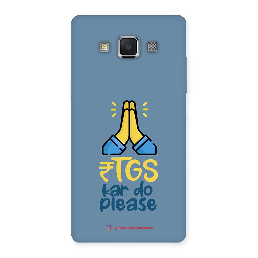 RTGS Kar Do Please SteelBlue Back Case for Samsung Galaxy A5