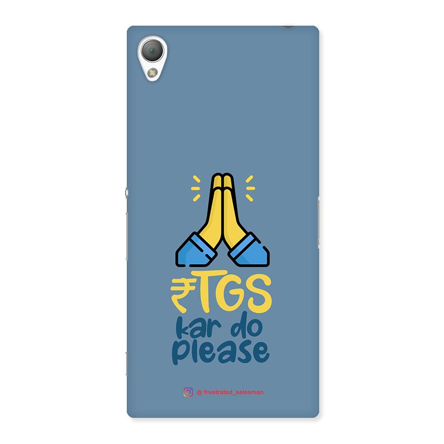 RTGS Kar Do Please SteelBlue Back Case for Sony Xperia Z3