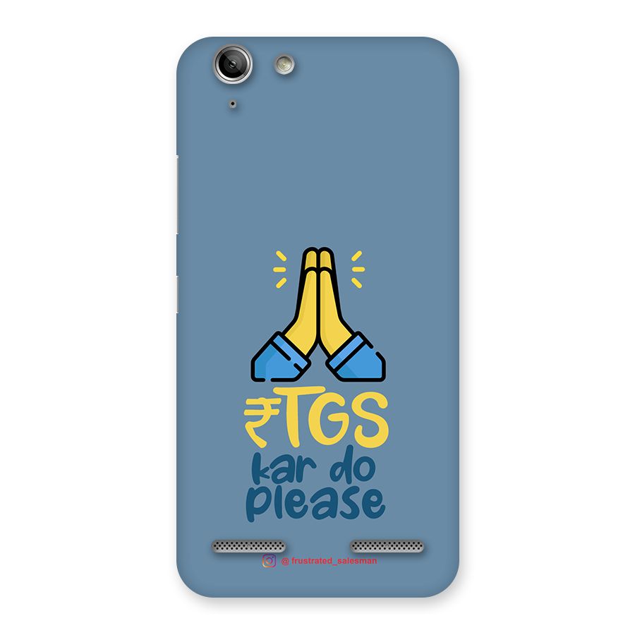 RTGS Kar Do Please SteelBlue Back Case for Vibe K5