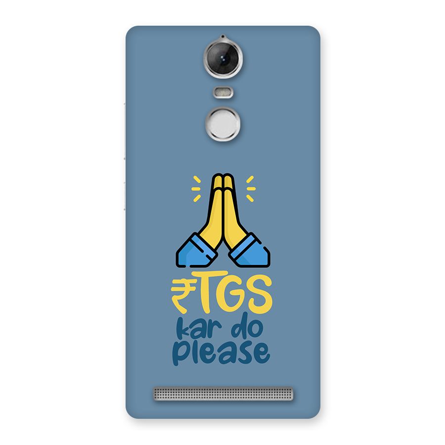 RTGS Kar Do Please SteelBlue Back Case for Vibe K5 Note
