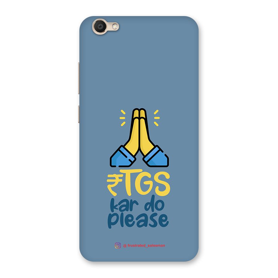RTGS Kar Do Please SteelBlue Back Case for Vivo V5