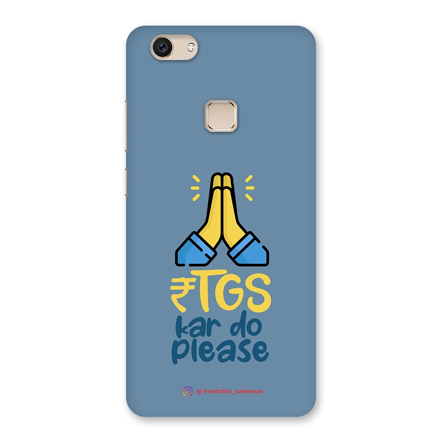 RTGS Kar Do Please SteelBlue Back Case for Vivo V7