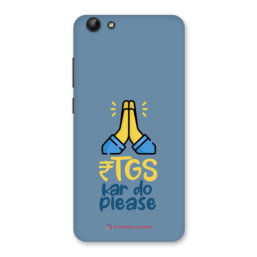 RTGS Kar Do Please SteelBlue Back Case for Vivo Y69