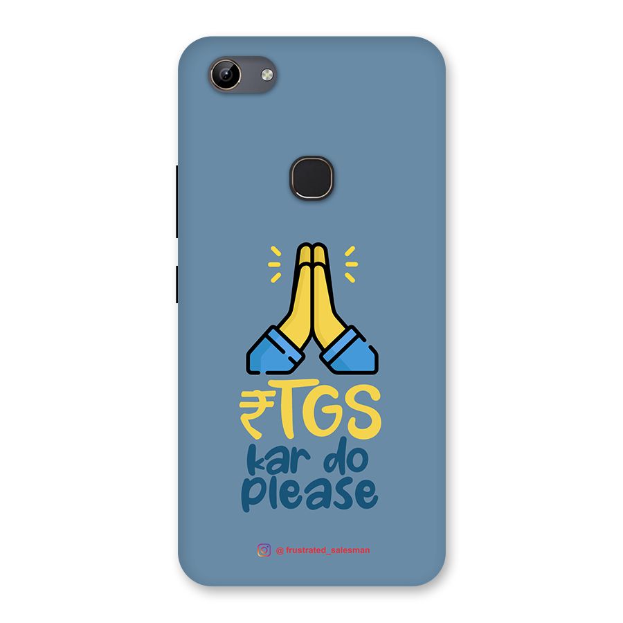RTGS Kar Do Please SteelBlue Back Case for Vivo Y81