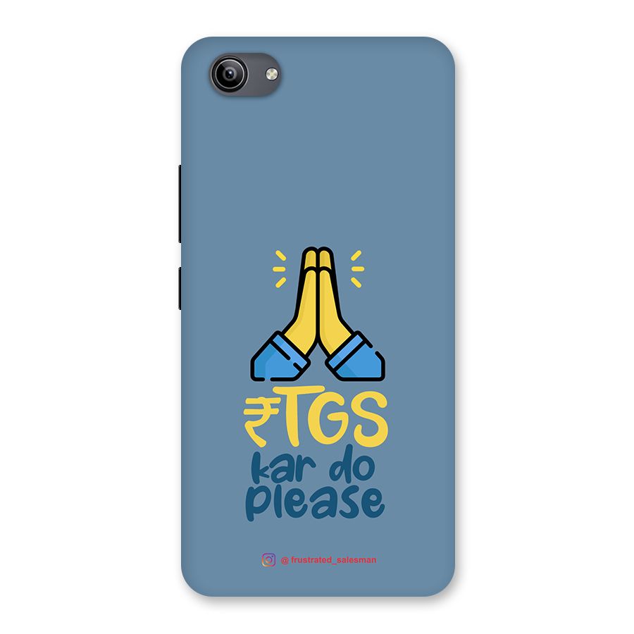 RTGS Kar Do Please SteelBlue Back Case for Vivo Y81i