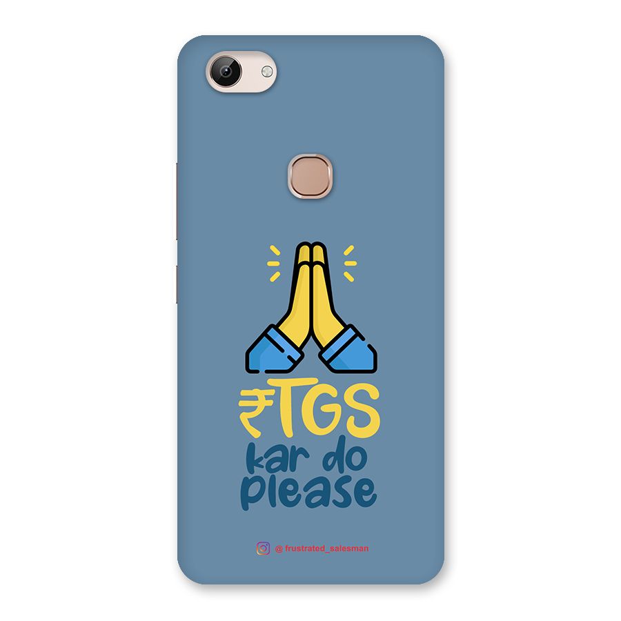 RTGS Kar Do Please SteelBlue Back Case for Vivo Y83
