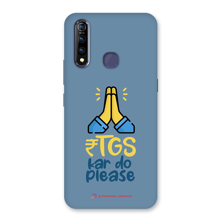 RTGS Kar Do Please SteelBlue Back Case for Vivo Z1 Pro