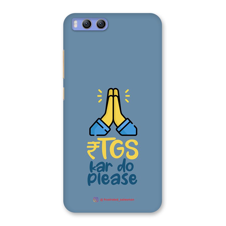 RTGS Kar Do Please SteelBlue Back Case for Xiaomi Mi 6