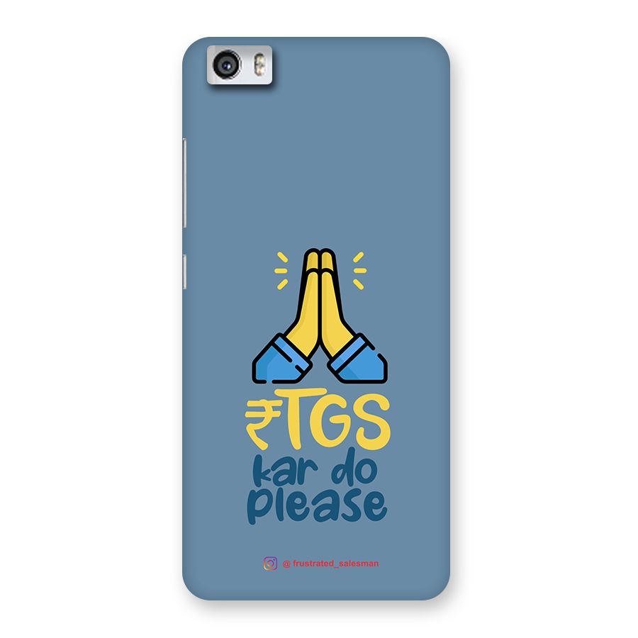 RTGS Kar Do Please SteelBlue Back Case for Xiaomi Redmi Mi5