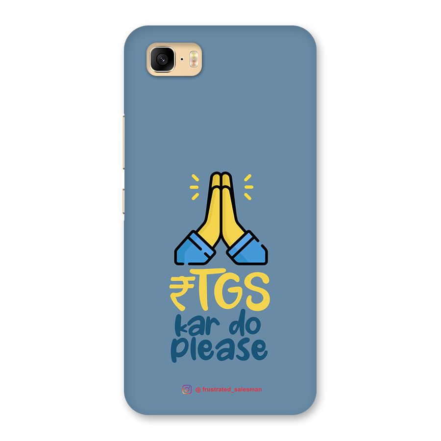 RTGS Kar Do Please SteelBlue Back Case for Zenfone 3s Max