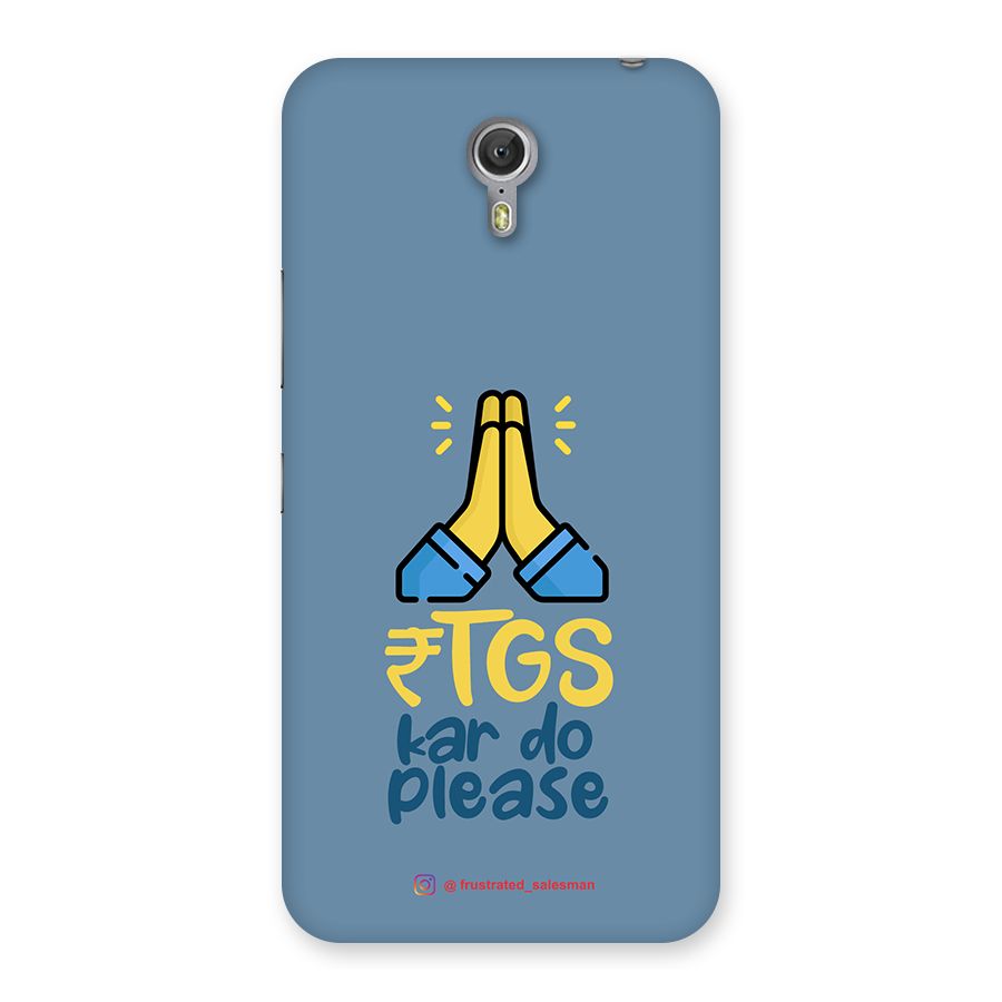 RTGS Kar Do Please SteelBlue Back Case for Zuk Z1