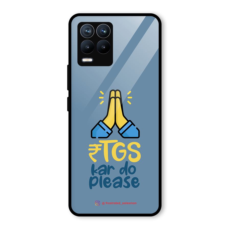 RTGS Kar Do Please SteelBlue Glass Back Case for Realme 8