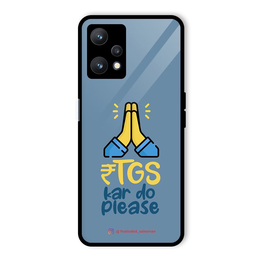 RTGS Kar Do Please SteelBlue Glass Back Case for Realme 9 Pro 5G