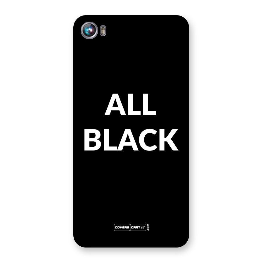 Raftaar All Black Back Case for Micromax Canvas Fire 4 A107