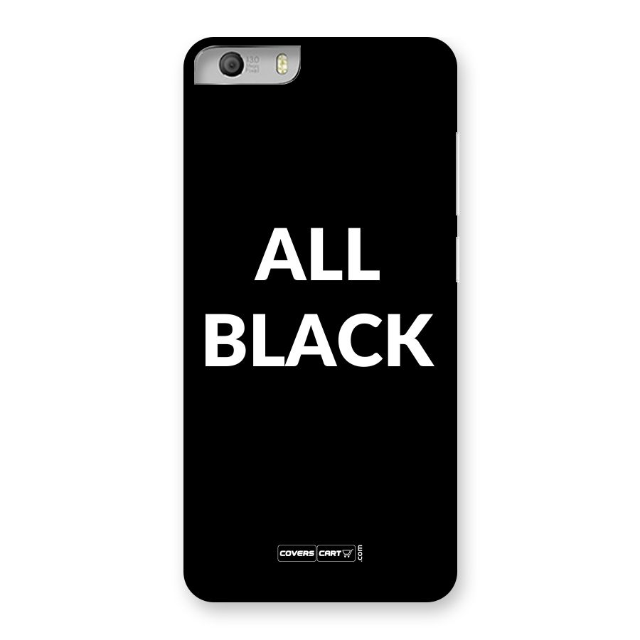 Raftaar All Black Back Case for Micromax Canvas Knight 2