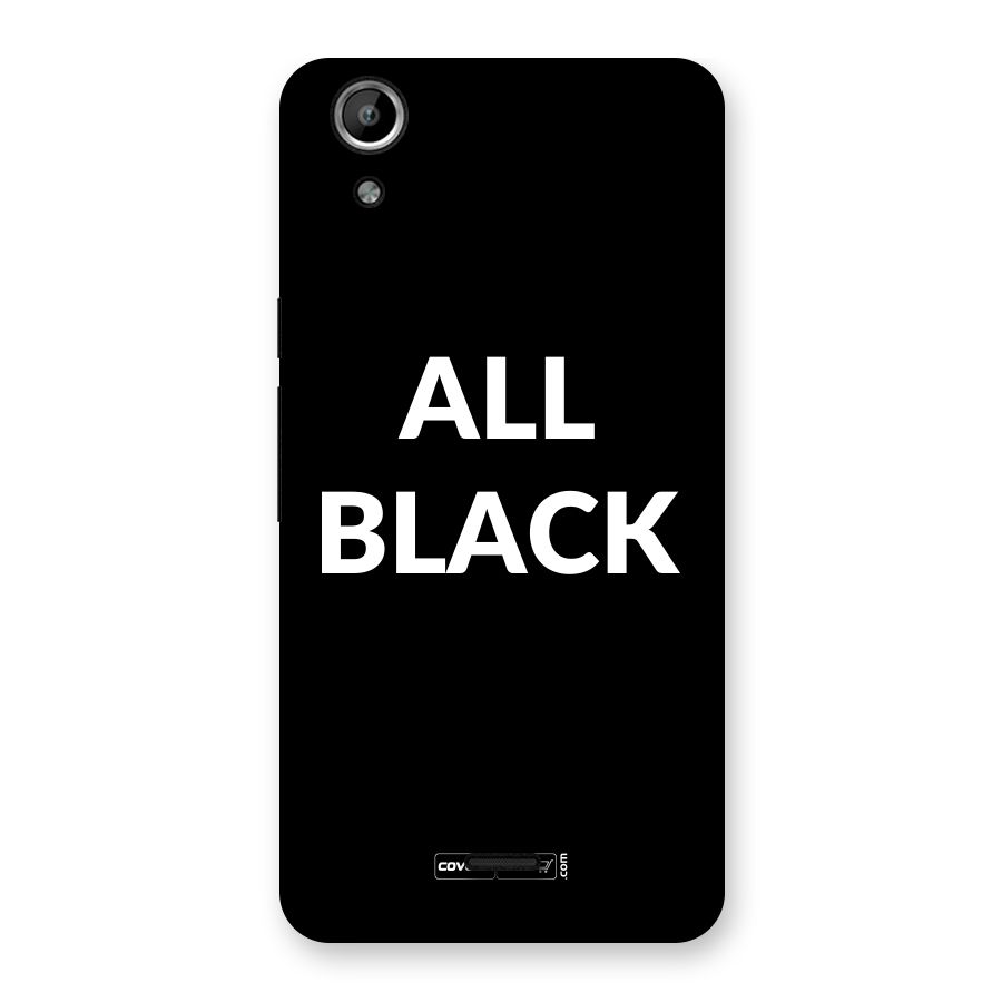 Raftaar All Black Back Case for Micromax Canvas Selfie Lens Q345