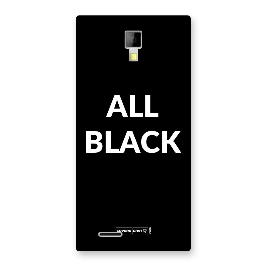 Raftaar All Black Back Case for Micromax Canvas Xpress A99