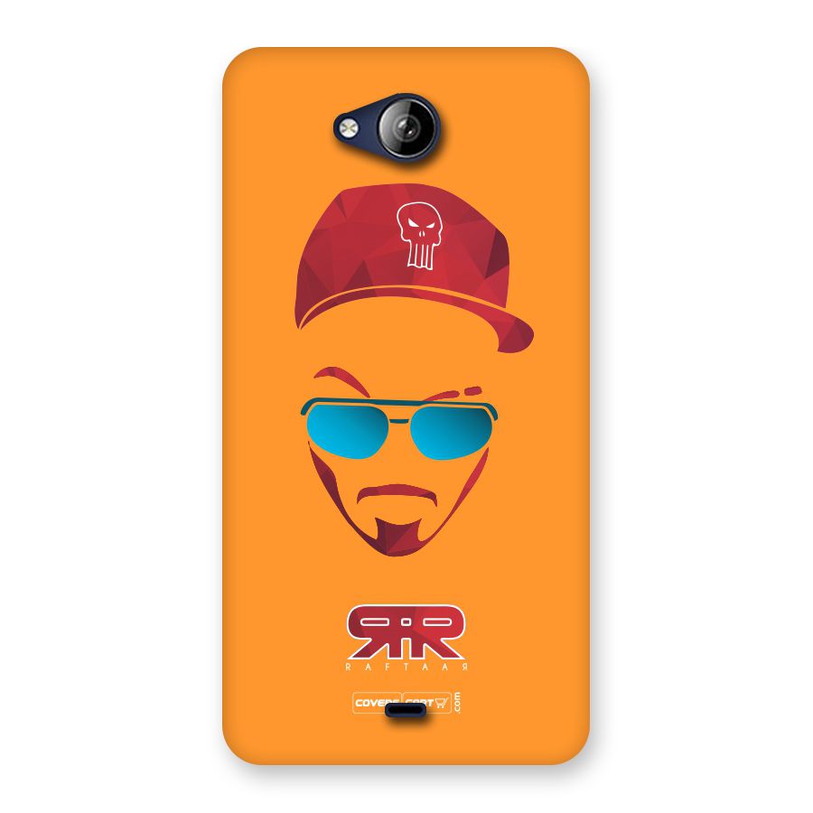 Raftaar Orange Back Case for Canvas Play Q355