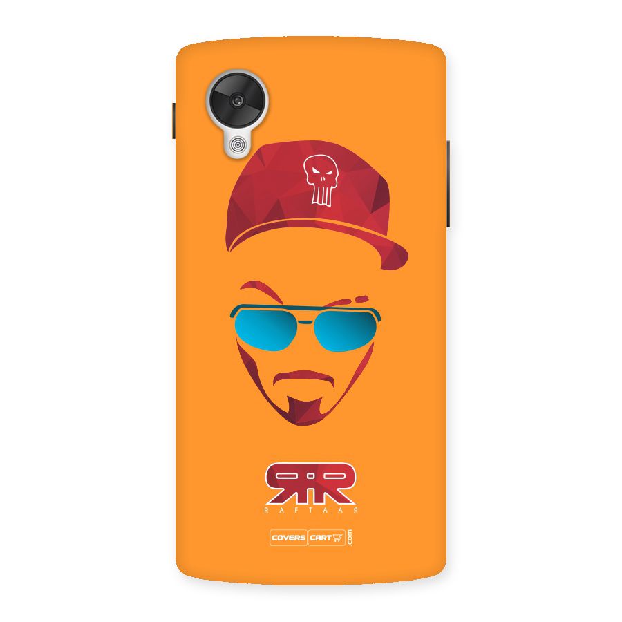 Raftaar Orange Back Case for Google Nexsus 5