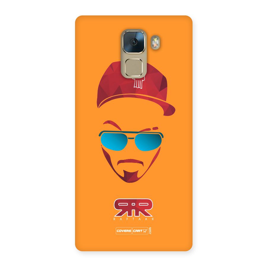 Raftaar Orange Back Case for Huawei Honor 7