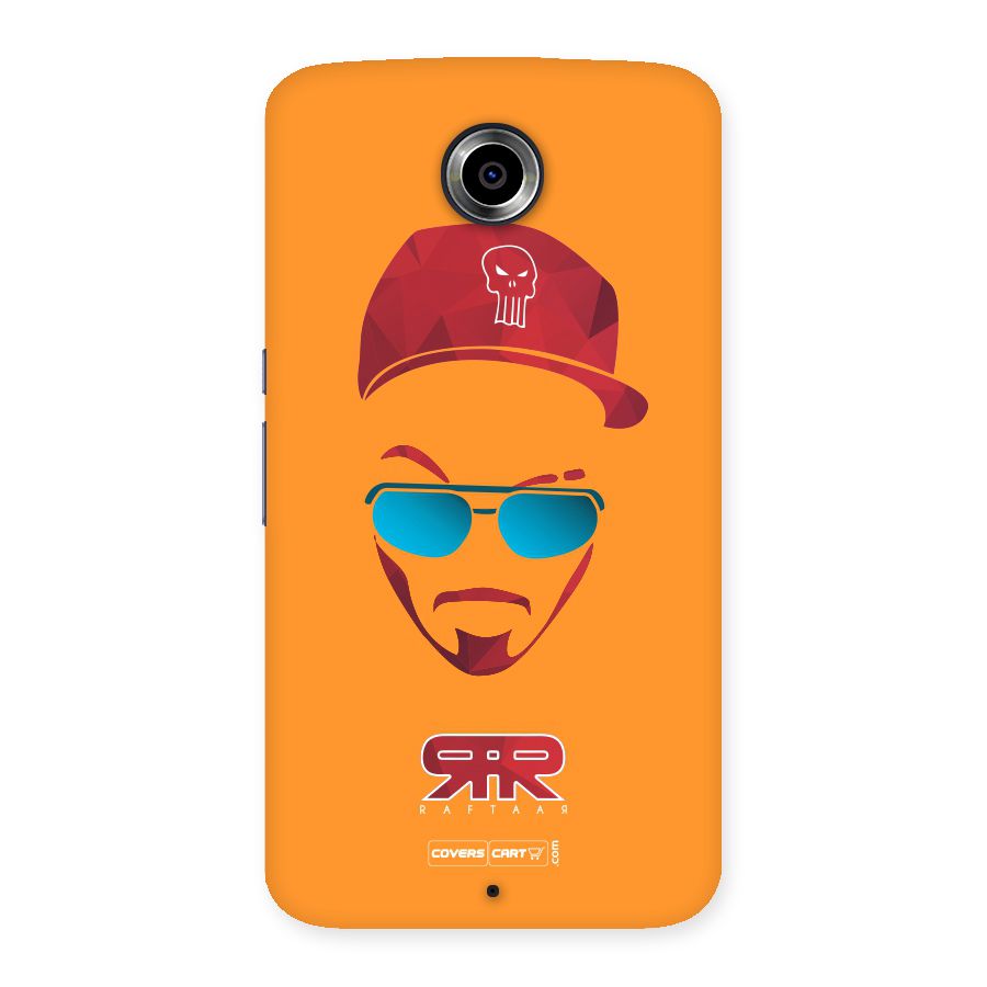 Raftaar Orange Back Case for Nexsus 6
