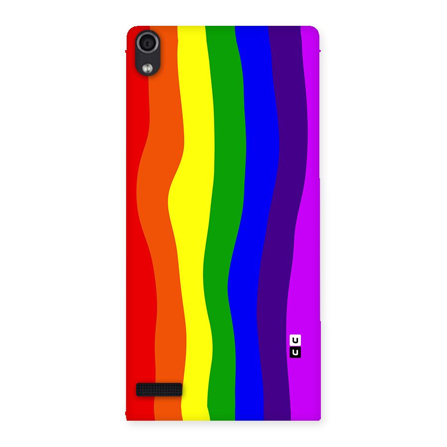Rainbow Curves Back Case for Ascend P6