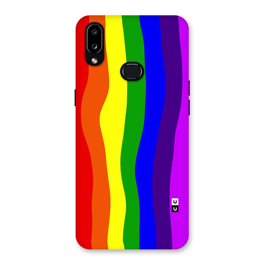 Rainbow Curves Back Case for Galaxy A10s