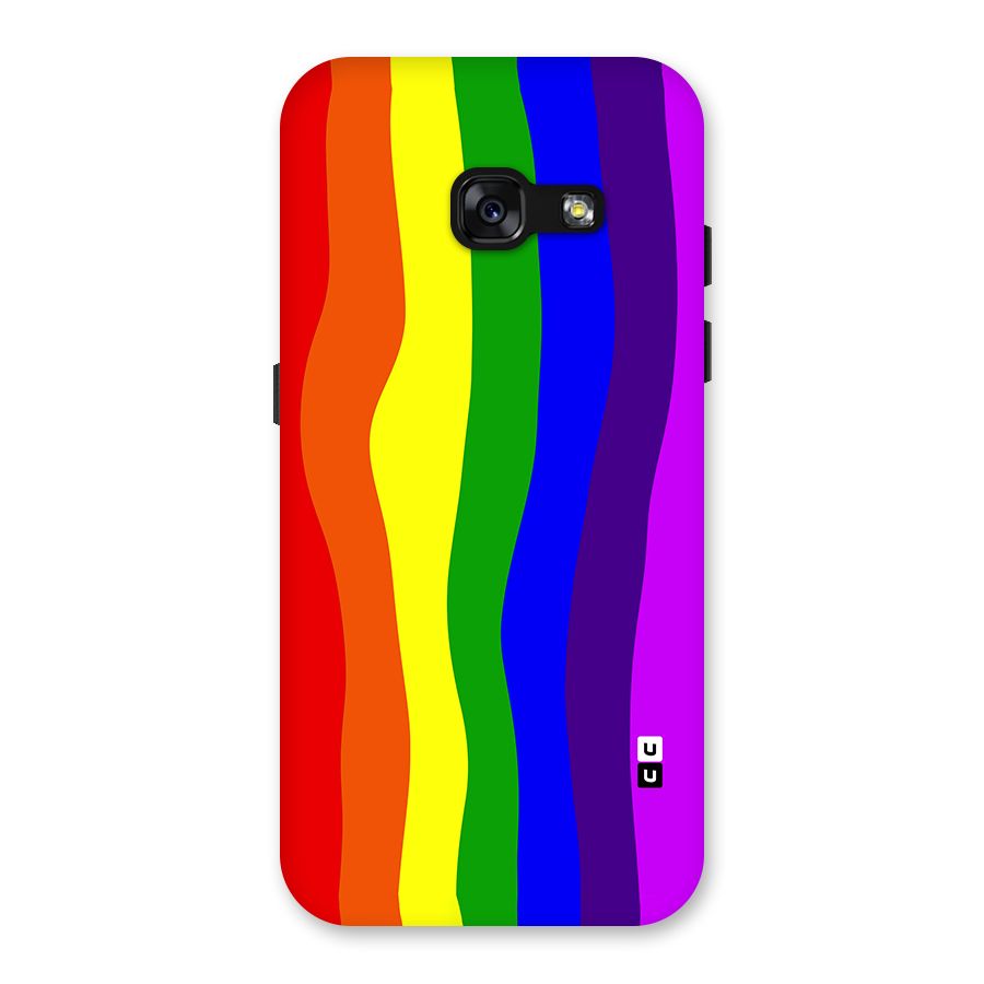 Rainbow Curves Back Case for Galaxy A3 (2017)