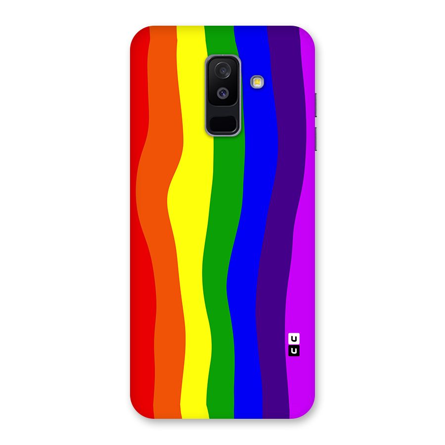 Rainbow Curves Back Case for Galaxy A6 Plus