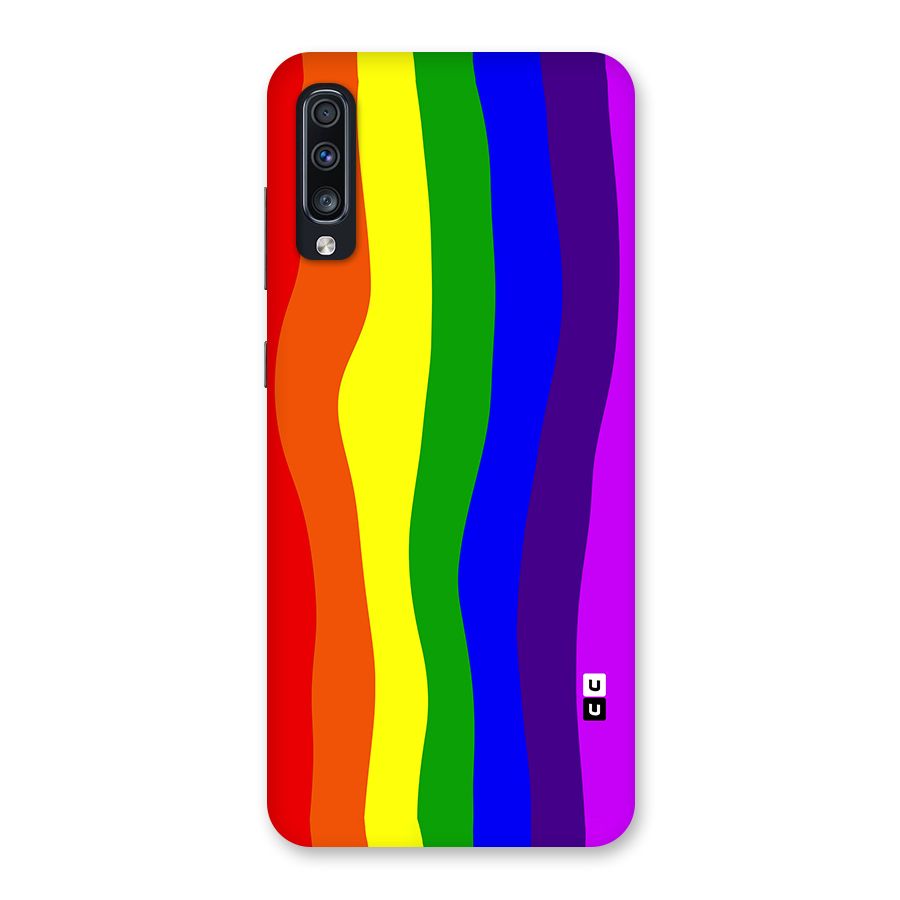 Rainbow Curves Back Case for Galaxy A70