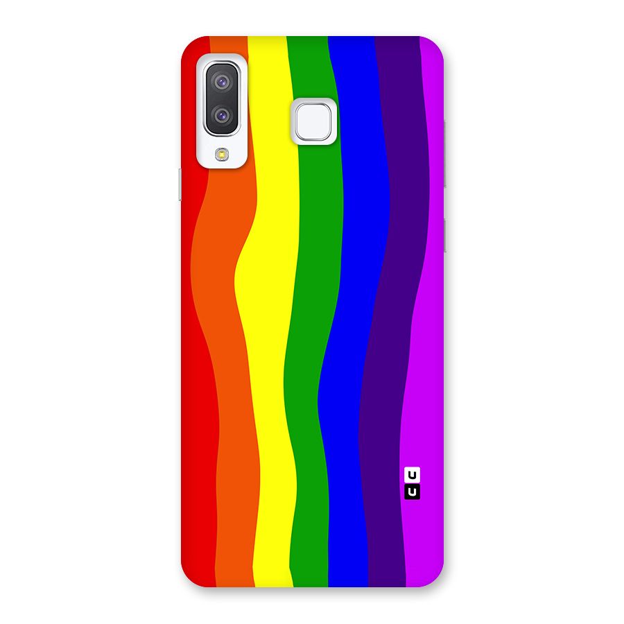 Rainbow Curves Back Case for Galaxy A8 Star