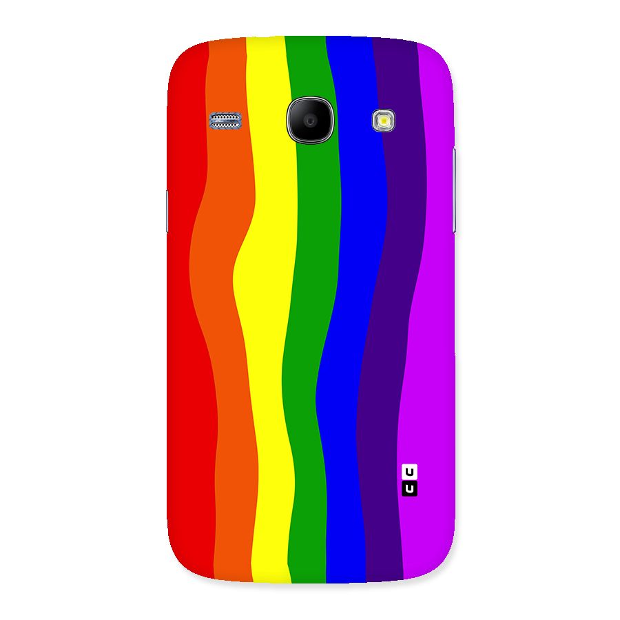 Rainbow Curves Back Case for Galaxy Core