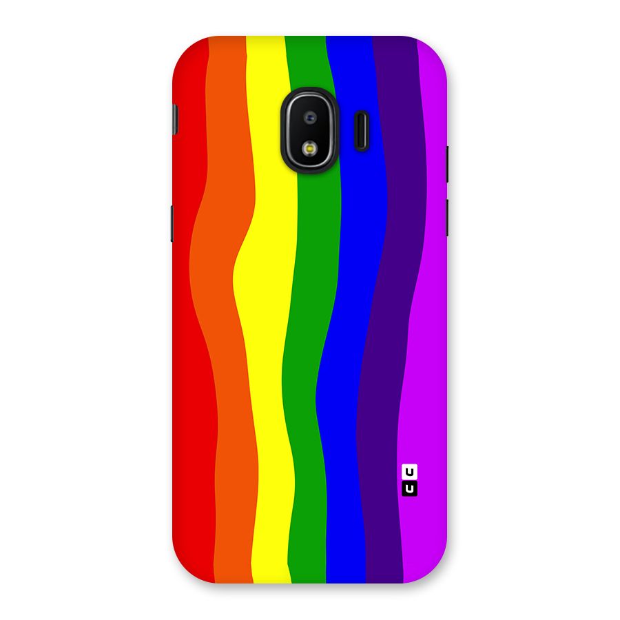 Rainbow Curves Back Case for Galaxy J2 Pro 2018
