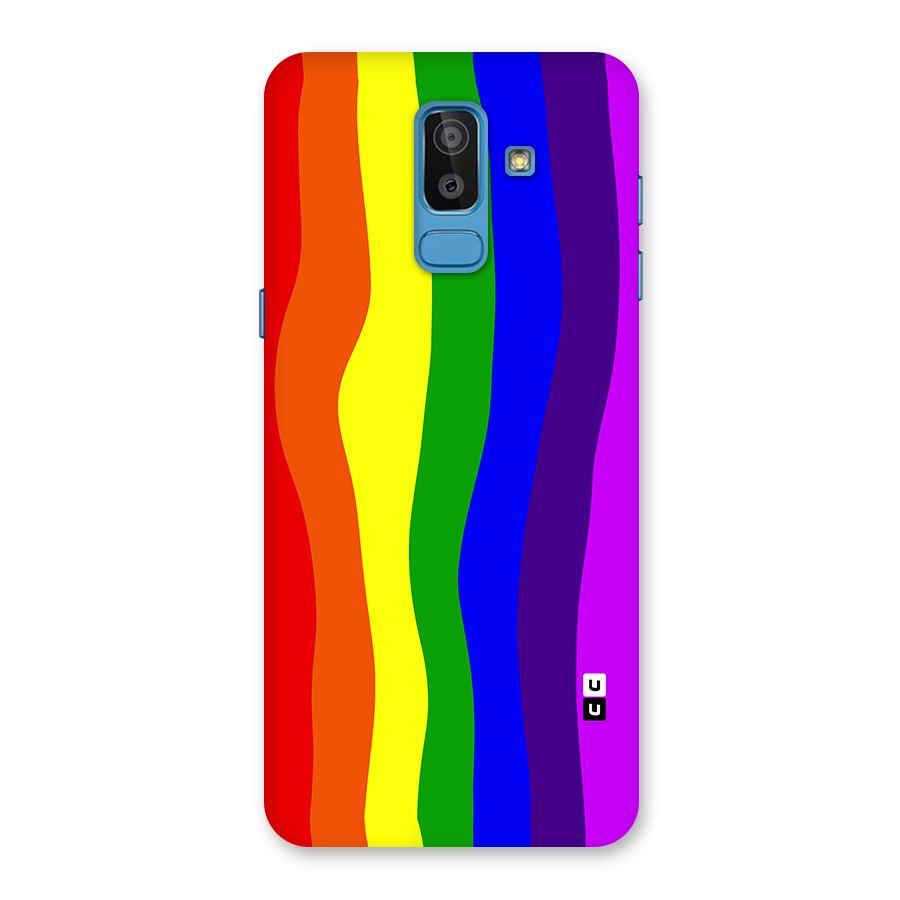 Rainbow Curves Back Case for Galaxy J8