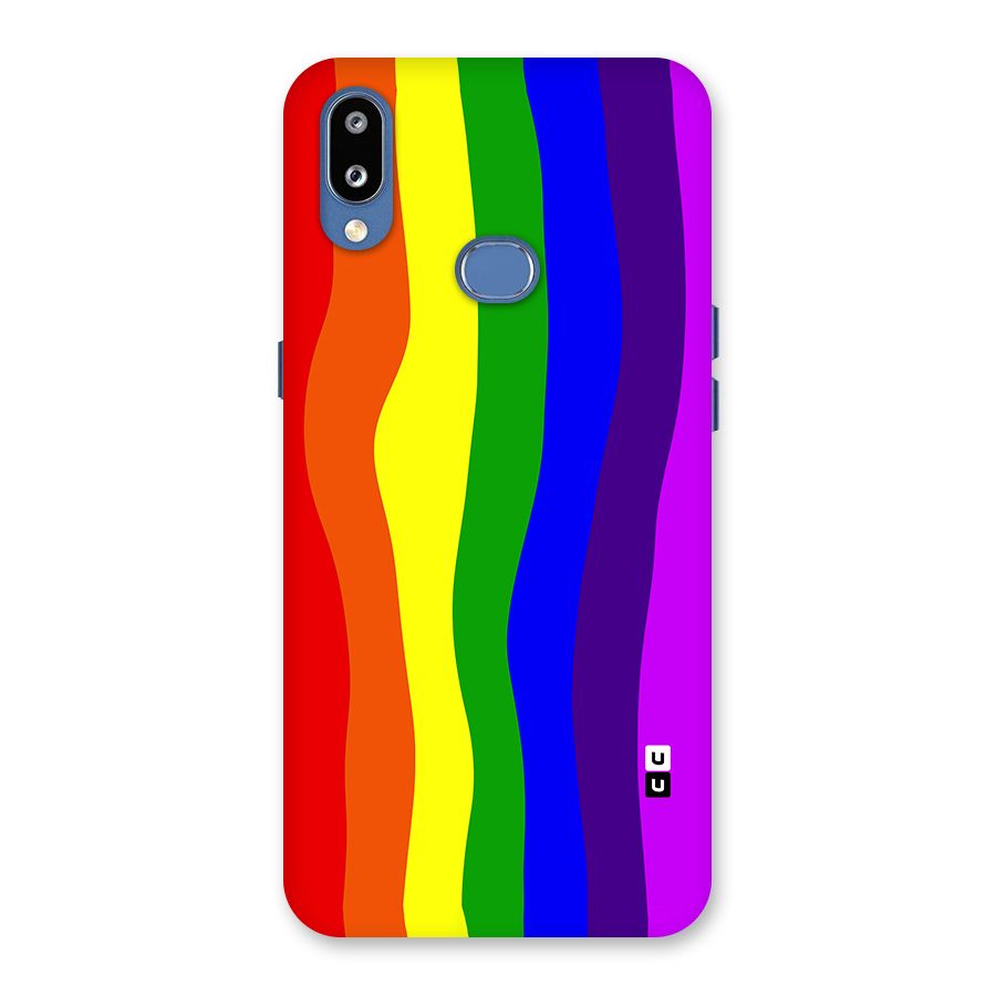 Rainbow Curves Back Case for Galaxy M01s